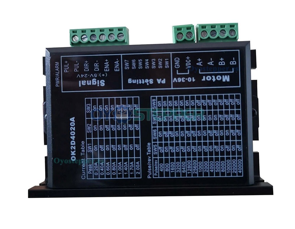 Controlador paso a paso digital 0,2-2A 5-24 VCC para motor paso a paso NEMA 8, NEMA 11, NEMA16, NEMA17